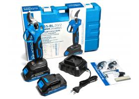 Акумуляторний секатор Kraissmann 25 AGS-BL 20/2 MP (2 АКБ, кейс)